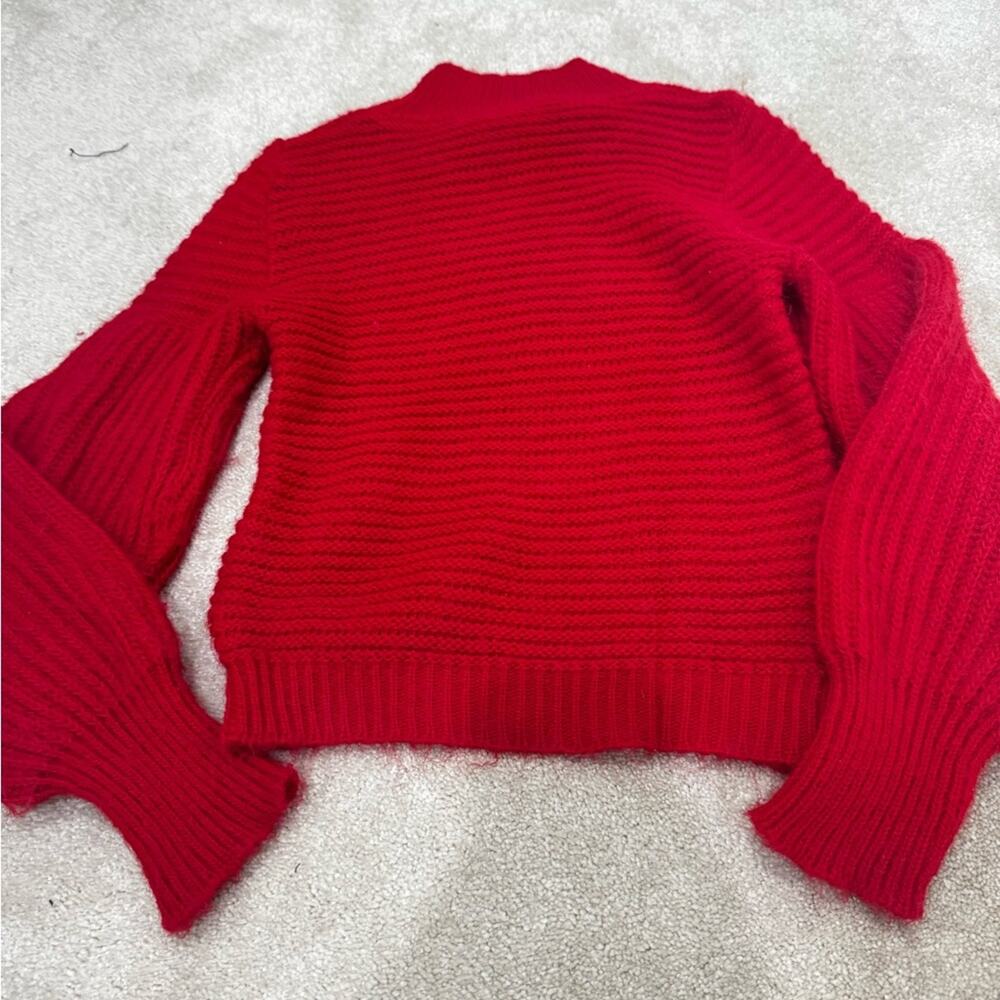 Mayoral girls red ribbed sweater, size 12 - Picture 4 of 6